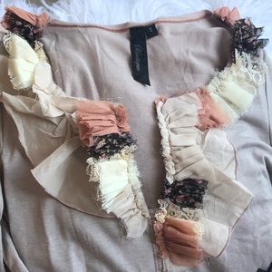 BKE Boutique lace top